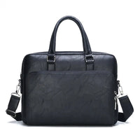 HKM-533843 Men's PU Leather Briefcase Bag for Business and Laptop Use