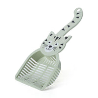 HKM-5340221 Large Plastic Cat Litter Scoop - Pink, Green, Blue, 28x12.5cm