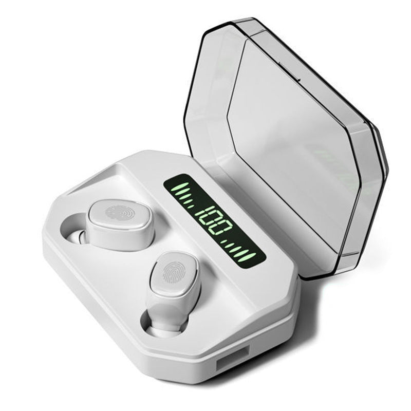 HKM-534035 Digital Display Touch Headset with Bluetooth 5.0, Stereo Sound, NFC, and Call Functions