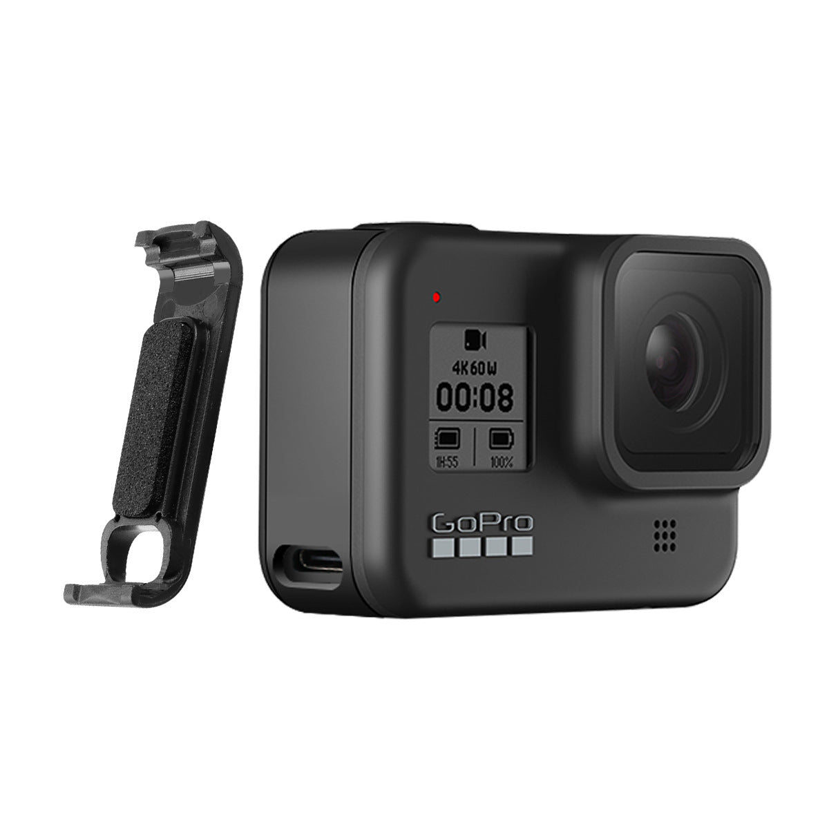 HKM-534163 GoPro HERO8 Black Rechargeable Battery Side Cover - Protective Plastic Design