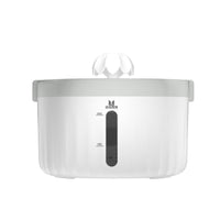 HKM-5342269 Automatic Circulating Water Dispenser for Dogs and Cats, 2L Capacity, Removable Design, White and Beige