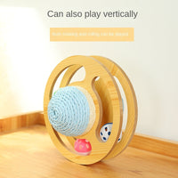 HKM-5343677 Sisal Rope Cat Scratching Ball for Interactive Play and Furniture Protection