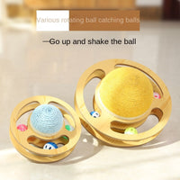 HKM-5343677 Sisal Rope Cat Scratching Ball for Interactive Play and Furniture Protection