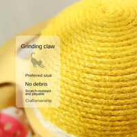 HKM-5343677 Sisal Rope Cat Scratching Ball for Interactive Play and Furniture Protection
