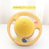 HKM-5343677 Sisal Rope Cat Scratching Ball for Interactive Play and Furniture Protection