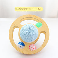 HKM-5343677 Sisal Rope Cat Scratching Ball for Interactive Play and Furniture Protection
