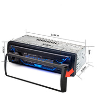 HKM-534483 Bluetooth Vehicle MP3 Player with FM Radio, USB/TF Card Support, Hands-Free Calling, and Remote Control