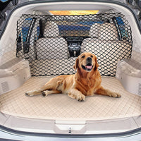 HKM-534483 Pet Car Isolation Net for Dog Safety in Trunk - 120cm x 70cm Mesh Barrier