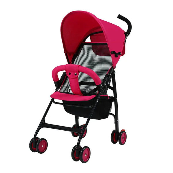 HKM-534483 Portable 2-in-1 Lightweight Baby Stroller with Cotton Fabric and Easy-Folding Design
