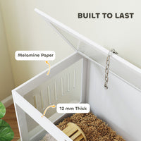 HKM-5345853 Spacious Hamster Cage with Openable Top, Transparent Acrylic, Hut, Ladder & Seesaw for Dwarf Hamsters and Gerbils