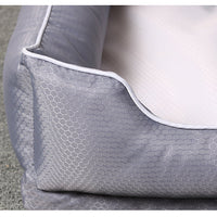 HKM-5346237 Removable Dark Grey Pet Litter Bed with Non-Stick Kennel for Dogs and Cats