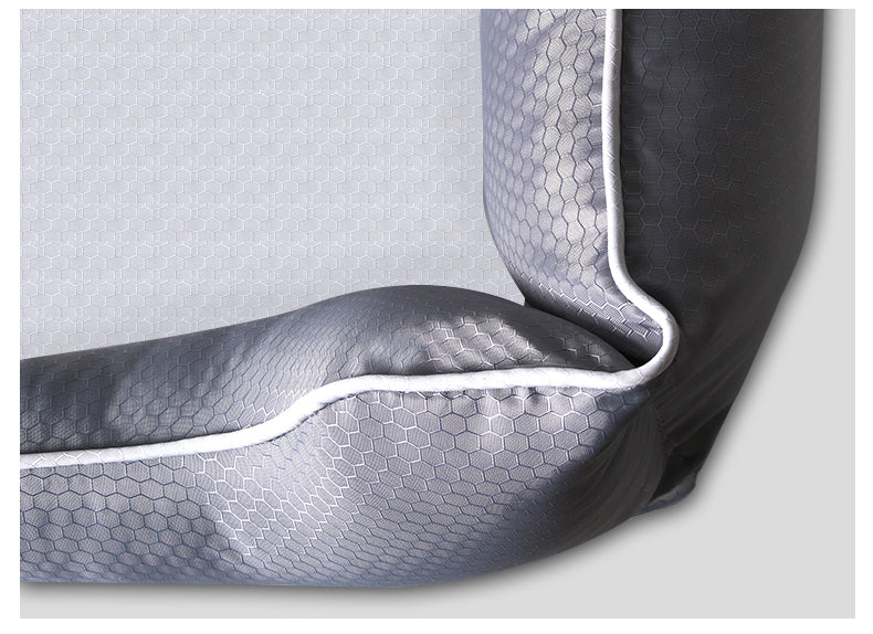 HKM-5346237 Removable Dark Grey Pet Litter Bed with Non-Stick Kennel for Dogs and Cats