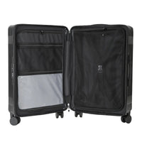 HKM-534675 Compact Carry-On Trolley with Spinner Wheels and USB Port, Made from Durable PC Material