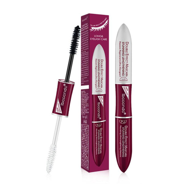 HKM-534675 Dual-Ended Smudge-Proof Mascara - Black and White Formula