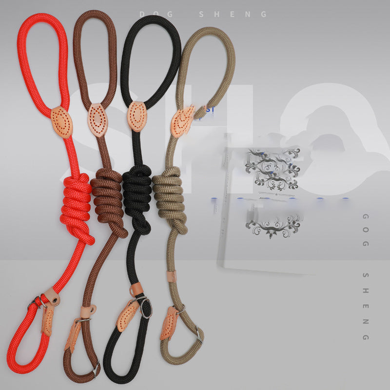 HKM-5347005 Durable Nylon Slip Lead Dog Leash - Multiple Sizes Available