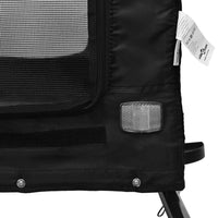 HKM-5347645 Dog Bicycle Trailer – Durable Oxford Fabric & Iron Frame for Pet Transport