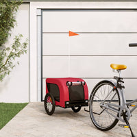 HKM-5347645 Dog Bicycle Trailer – Durable Oxford Fabric & Iron Frame for Pet Transport