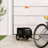 HKM-5347645 Dog Bicycle Trailer – Durable Oxford Fabric & Iron Frame for Pet Transport