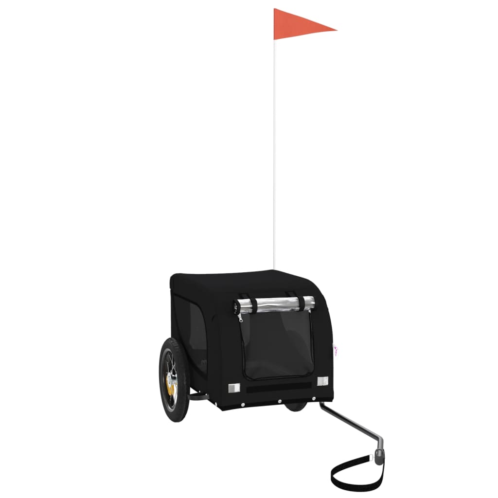 HKM-5347645 Dog Bicycle Trailer – Durable Oxford Fabric & Iron Frame for Pet Transport