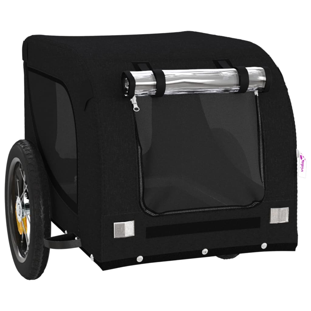 HKM-5347645 Dog Bicycle Trailer – Durable Oxford Fabric & Iron Frame for Pet Transport