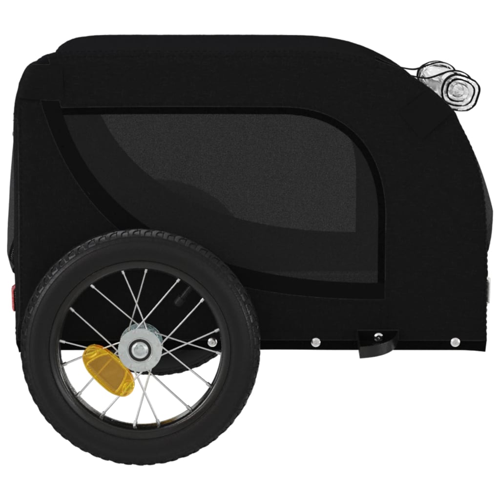 HKM-5347645 Dog Bicycle Trailer – Durable Oxford Fabric & Iron Frame for Pet Transport