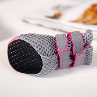 HKM-5348797 Waterproof Dog Shoes with Reflective Design and Breathable Mesh, Available in Multiple Sizes