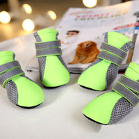 HKM-5348797 Waterproof Dog Shoes with Reflective Design and Breathable Mesh, Available in Multiple Sizes