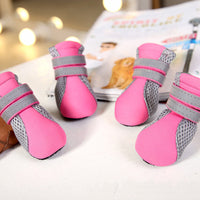 HKM-5348797 Waterproof Dog Shoes with Reflective Design and Breathable Mesh, Available in Multiple Sizes