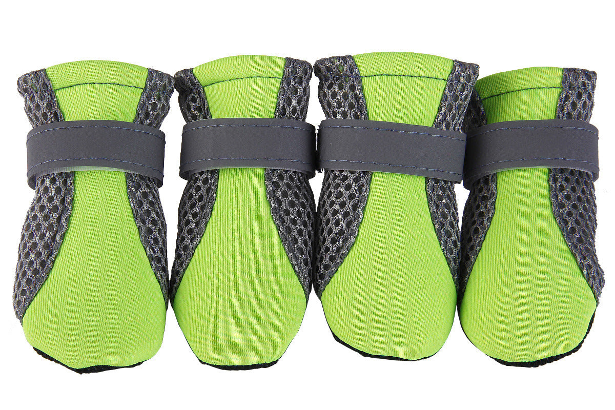 HKM-5348797 Waterproof Dog Shoes with Reflective Design and Breathable Mesh, Available in Multiple Sizes