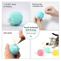 HKM-5349437 Interactive Pet Toy Ball with Animal Sounds for Cats and Dogs