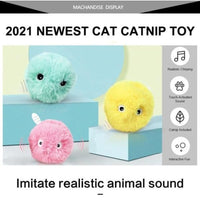 HKM-5349437 Interactive Pet Toy Ball with Animal Sounds for Cats and Dogs