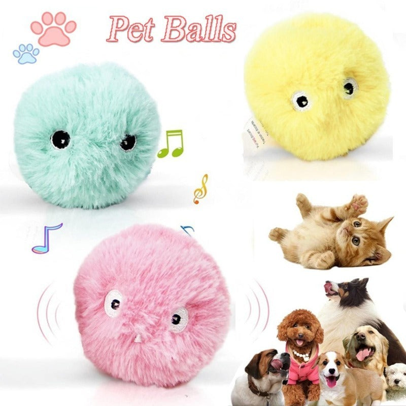 HKM-5349437 Interactive Pet Toy Ball with Animal Sounds for Cats and Dogs