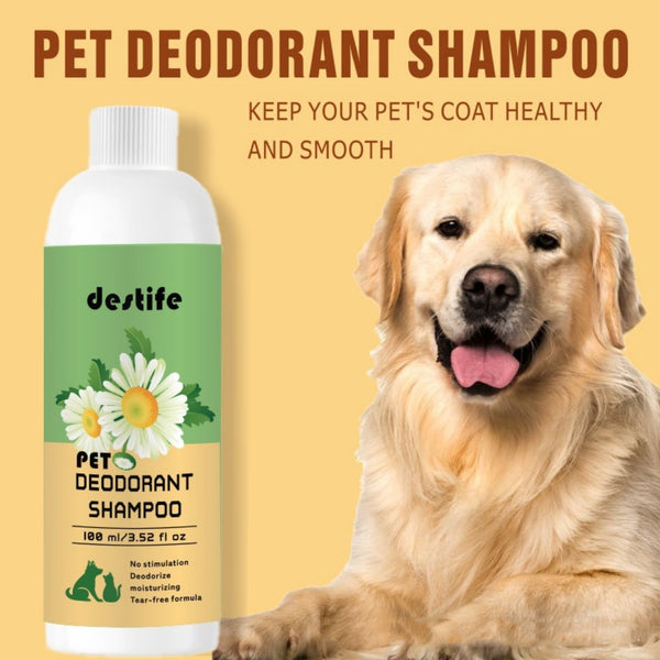 HKM-5349821 Gentle Shampoo and Conditioner for Dogs and Cats - 100ml Aloe Vera Infused Shower Gel