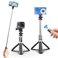 HKM-534995 Bluetooth Selfie Stick with Mini Remote Control and Tripod - Compatible with iPhone Models