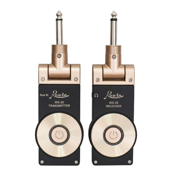 HKM-535123 Wireless Guitar and Instrument Transmitter Receiver System, 2.4GHz Transmission, 30M Range, 105dB Dynamic Range, Plug and Play