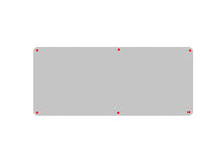 HKM-5352125 Sofa and Furniture Claw Protector Pads - Universal Sticky Anti-Scratch PVC Sheets, 2PCS Set