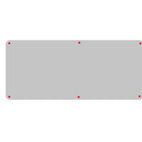 HKM-5352125 Sofa and Furniture Claw Protector Pads - Universal Sticky Anti-Scratch PVC Sheets, 2PCS Set