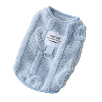 HKM-5352509 Cozy Two-Legged Down Jacket for Small to Medium Dogs and Cats with Heart Patterns