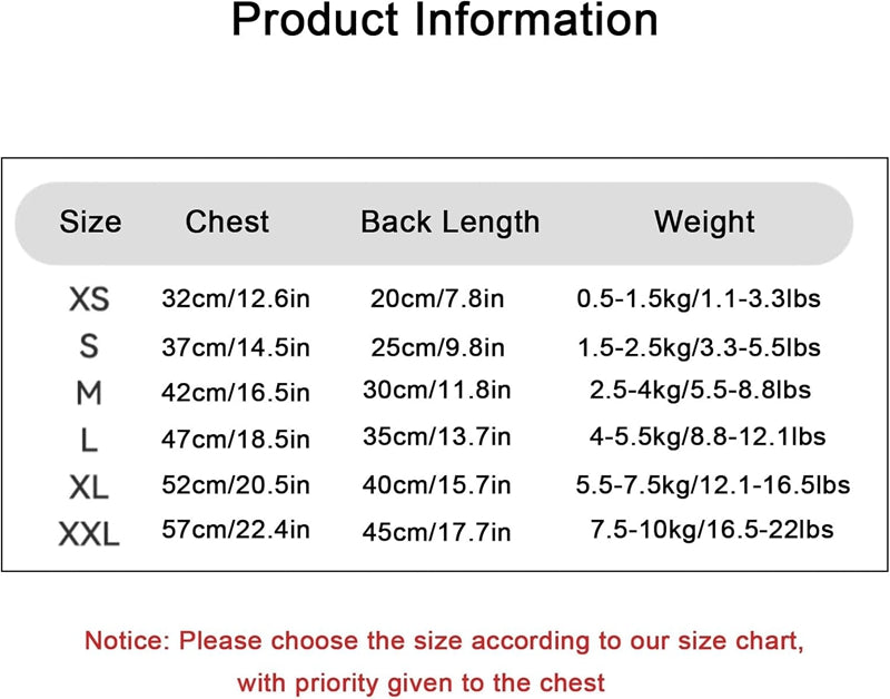 HKM-5352509 Cozy Two-Legged Down Jacket for Small to Medium Dogs and Cats with Heart Patterns
