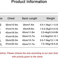 HKM-5352509 Cozy Two-Legged Down Jacket for Small to Medium Dogs and Cats with Heart Patterns