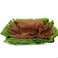 HKM-5352765 Washable Snuffle Mat for Dogs and Cats - Smell Training Puzzle Blanket, Felt Material with Anti-Slip Oxford Backing, DIY Adjustable Design, 44x32cm