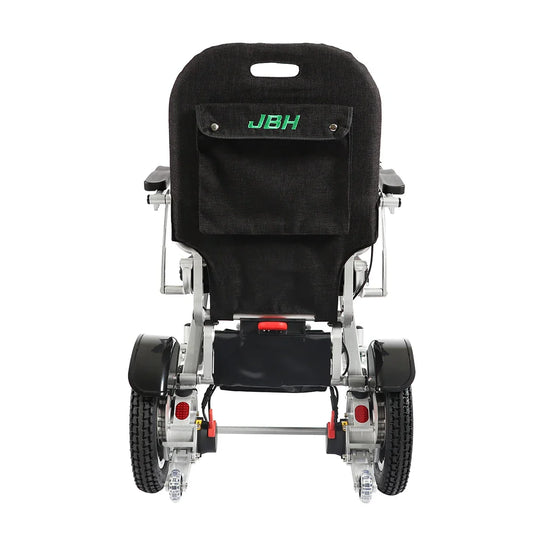 HKM-535315 180KG Capacity Electric Wheelchair with Electromagnetic Brake, Foldable Aluminum Frame, 20km Range
