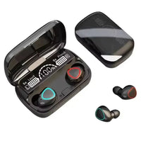 HKM-535443 True Wireless Earphones M10 - Waterproof Stereo Bass Headset with LED Digital Display for Music and Gaming
