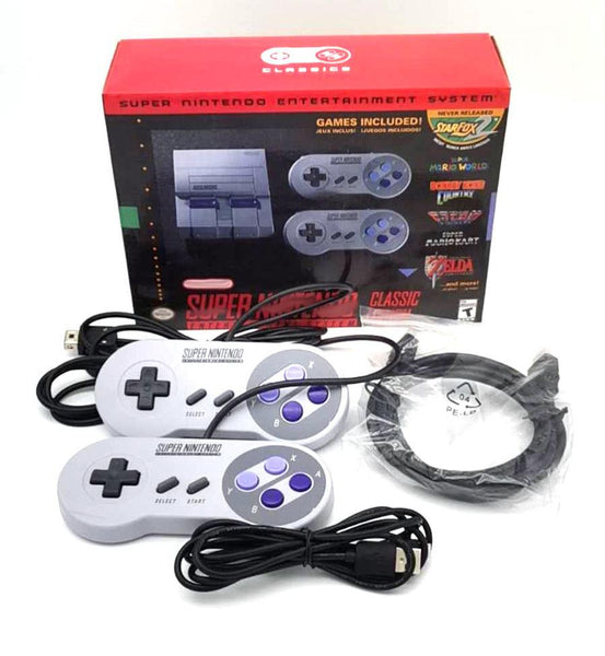 HKM-535763 16-Bit Mini Game Console with 21 Built-In Games and HDMI Output