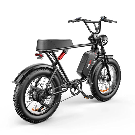 HKM-535763 Electric Fatbike 20 Inch Off-Road Bicycle with 1000W Motor and 48V Lithium Battery, 7-Speed Gear System, Integrated Battery, and Disc Brakes
