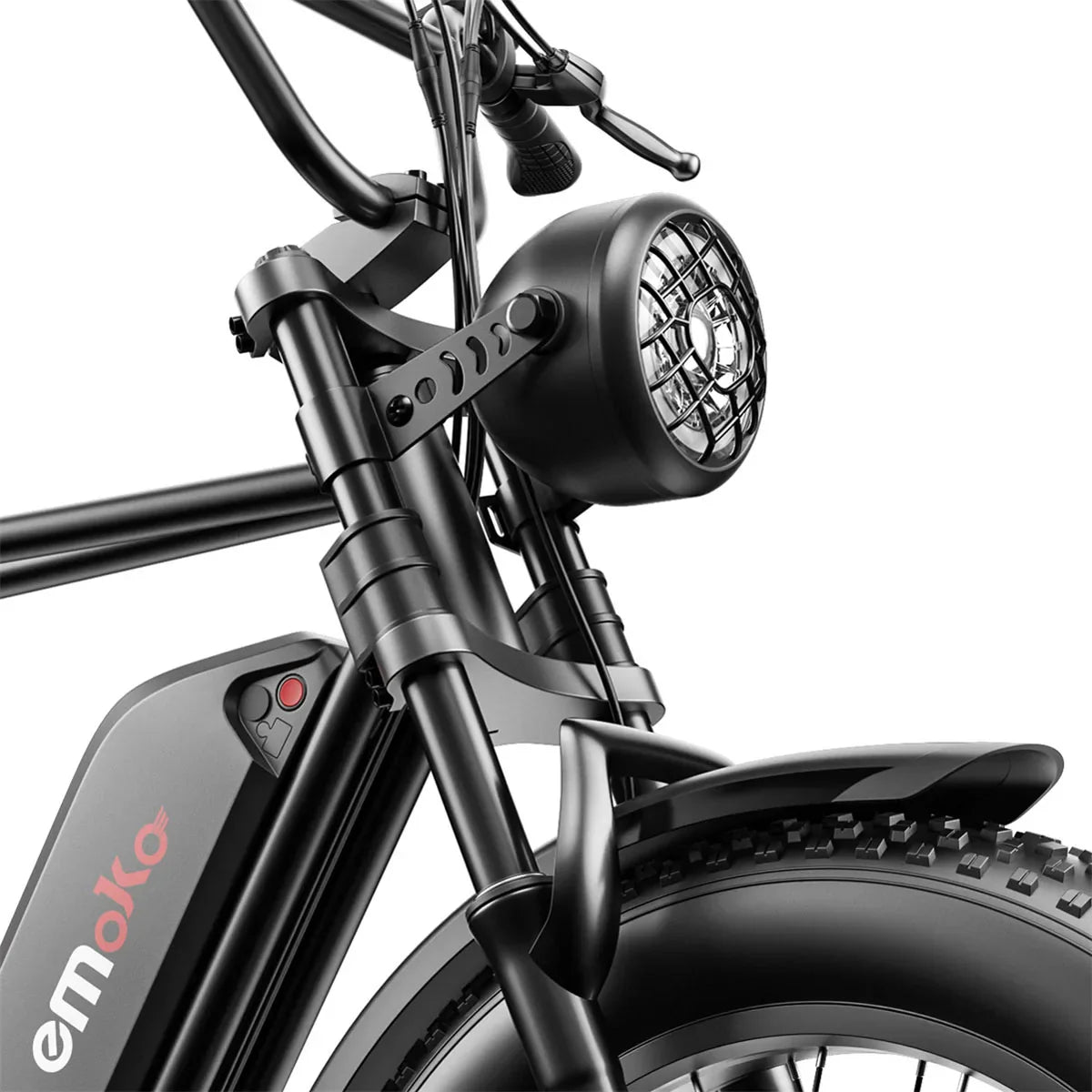 HKM-535763 Electric Fatbike 20 Inch Off-Road Bicycle with 1000W Motor and 48V Lithium Battery, 7-Speed Gear System, Integrated Battery, and Disc Brakes