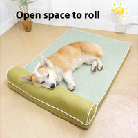 HKM-5357757 Cool Comfort Dog Sleeping Mat for All Seasons - Green, Gray, Blue Options
