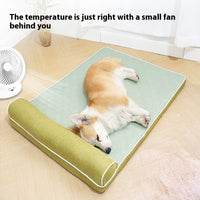 HKM-5357757 Cool Comfort Dog Sleeping Mat for All Seasons - Green, Gray, Blue Options