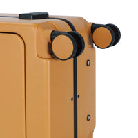 HKM-535827 4-Wheel Hard Shell Carry-On Suitcase with Front Pocket and Aluminium Frame for Travel