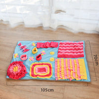 HKM-5358525 Pet Sniffing Mat for Dogs - Decompression Puzzle Slow Feeder Blanket in Multiple Sizes